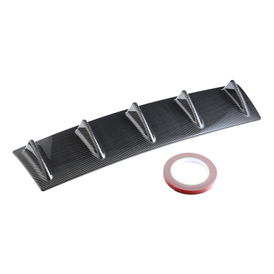 

Universal Lower Rear Body Spoiler Shark Fin Rear Bumper Lip Diffuser ABS Spoiler Trim Cover 3 Fin 5 Fin 7 Fin