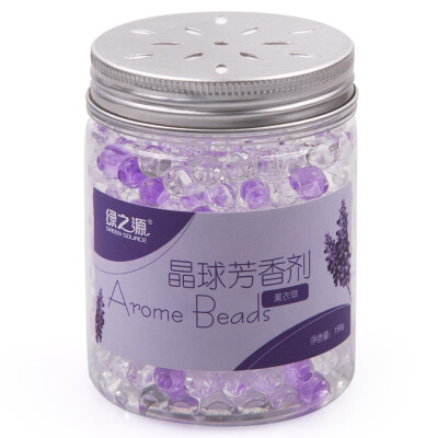 

Jingdong supermarket] green source of lavender crystal ball fragrance indoor aroma ball bathroom in addition to taste air freshener solid odor in addition to deodorant fragrance (150g