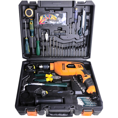 

Bo Shen 8901 electric drill power tool set impact drill household electric screwdriver hand drill pistol drill toolbox