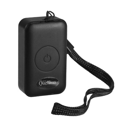 

Quelima Mini Car GPS Locator Recording GPS Monitoring Anti-theft Tracker Built-in BatteryBlack