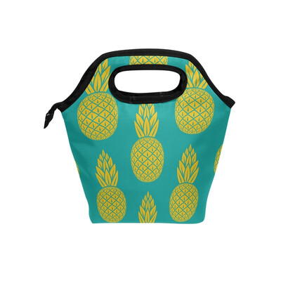 

Lunch Bag Tote Bag Pineapple Travel Picnic Organizer Lunch Holder Handbags Lunch Bag Box for Office