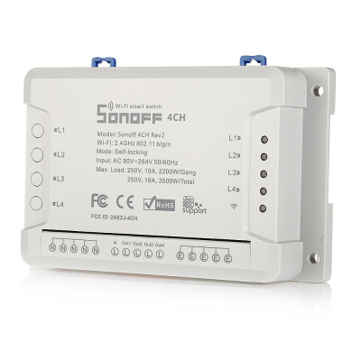 

SONOFF 4CH Rev2 4 Channel Wireless WiFi Smart Switch