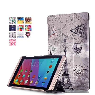 

Fashion silk screen MediaPad M2 tablet case size 8.0 only suitable models for 801 w and 803 l huawei tablet