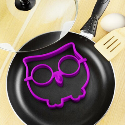 

Breakfast Silicone Fried Egg Mold Pancake Egg Ring Shaper Funny Cooking Tool