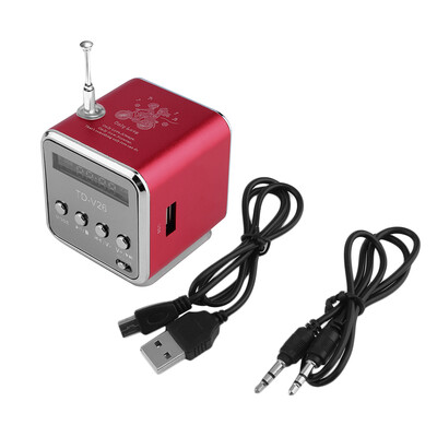 

Portable Micro USB Mini Stereo Super Bass Speaker Music MP3/4 FM Radio