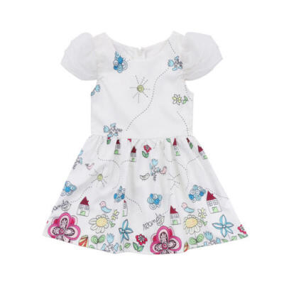 

Kids Baby Girls Tutu Party Dress Wedding Flower Lace Bridesmaid Princess Dress