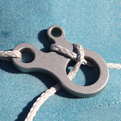 

3 Holes Stainless Steel Outdoor Equipment EDC Fast Knot Tool