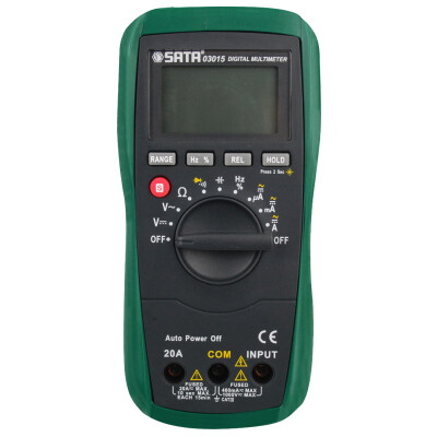 

Jingdong Supermarket World SATA 03021 digital clamp multimeter current&voltage electrical measurement table