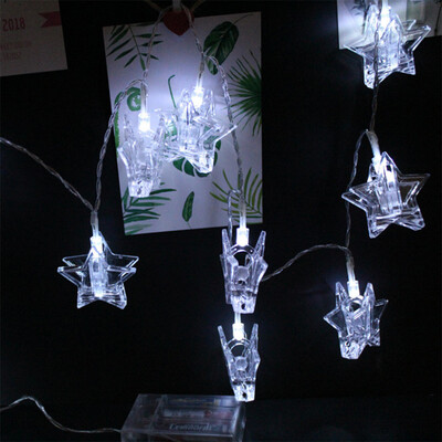 

BRELONG BRELONG LED Pentagram clip light string-30led