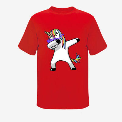 

New Fashion WomensMens Unicorn Rainbows Funny 3D Print Casual T-Shirt Tee Tops