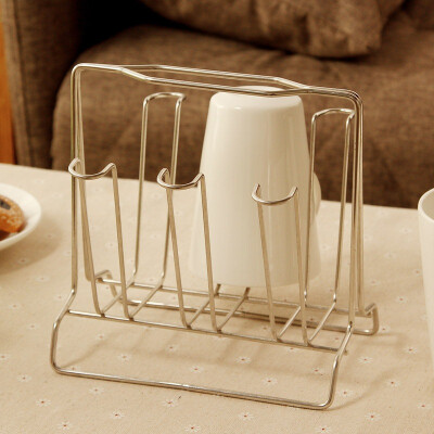 

【Jingdong Supermarket】 Ou Runzhe cup holder stainless steel cup racks toothbrush cup rack