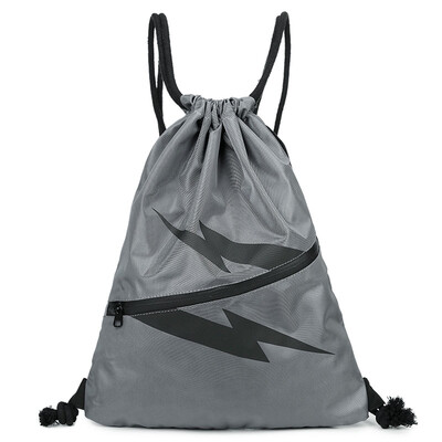 

Jingdong supermarket light rider light travel backpack drawstring bundle pocket folding shoulder bag sports fitness bag male lady 690 beam mouth gray