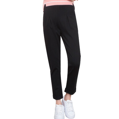 

Antarctic (Nanjiren) Harlan pants loose loose casual pants female wild feet pants black L (165/72)