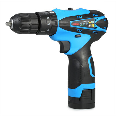 

168V Lithium-Ion Two-speed Multi-functional Electric Cordless Drill Rechargeable Screwdriver with LED Light