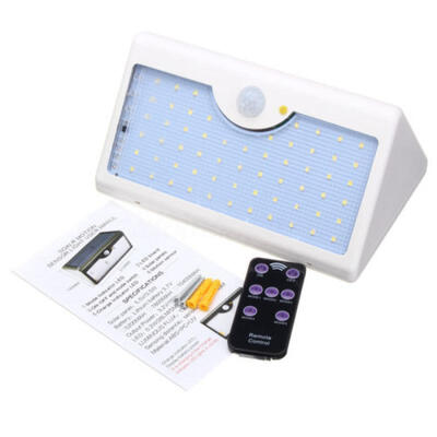 

60LED 5in1 Solar Power PIR Motion Sensor Wall Light Outdoor Yard Lamp Waterproof