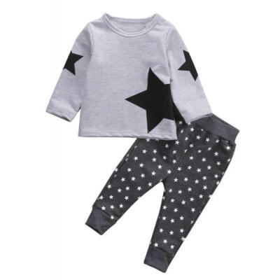 

HOT Toddler Baby Boys Kids Sweatshirt T-shirtPants 2PCS Outfits Set Tracksuit