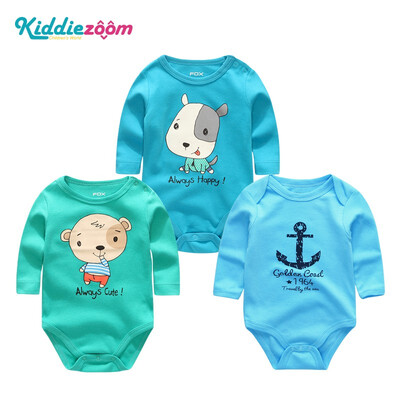 

3PCS Babywear Clothing Sets Baby Girl Clothes Newborn Cotton Bodysuits Bebe Long Sleeve Baby Boy Clothes Rompers Unicorn Active