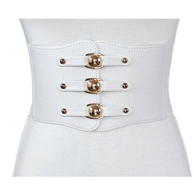 

VOCHIC PU Leather Belt High Waist Cincher Belt Corsets Wide Belt