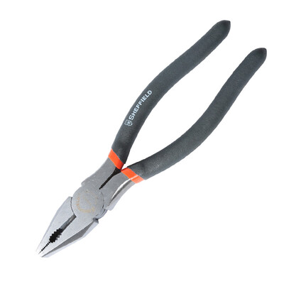 

Steel Shield SHEFFIELD S044003 American Shaped Handle 8 Inch Trousers Industrial Grade Wire Pliers Cut Wire Diameter Φ20mm