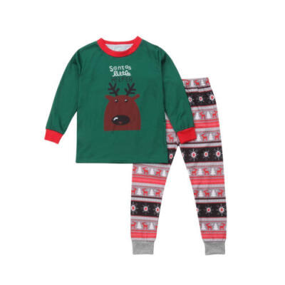 

Family Matching Christmas Pajamas Set Women Baby Kids Sleepwear Nightwear Gifts