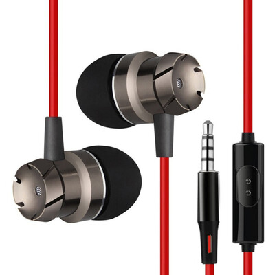 

In-ear headphone turbo heavy low band microphone headset for mobile phone