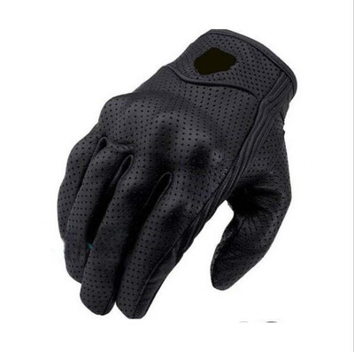 

Retro Pursuit Perforated Real Leather Motorcycle Gloves Moto Waterproof Gloves Motorcycle Protective Gears Motocross Gloves gift