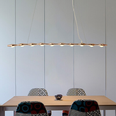 

Baycheer HL487640 Simple&Elegant Post Modern Long LED Chandelier 3937in