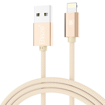 

BIAZE K2 Micro USB and Lightning 8 pin charging and data transfer nylon cable