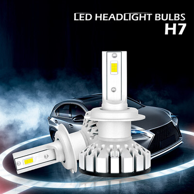 

12V 80W 2PCS Car Headlight Bulb 6000k Super Bright H1 H3 H4 H7 H11 9005 9006 9012 12V LED Headlamp Automobile Fog Lighting