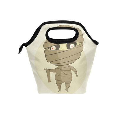 

Lunch Bag Hurt Skeleton Tote Travel Picnic Insulated Handbags Portable Zipper Lunch Bag Box