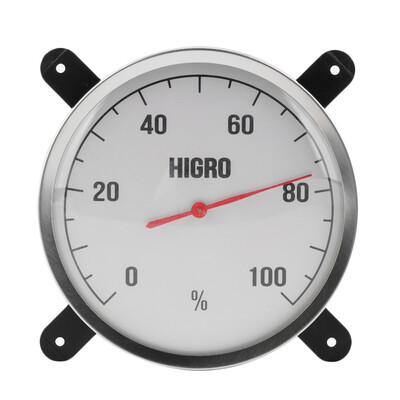

Stainless Steel Case Mounting Type Sauna Room Thermometer Hygrometer