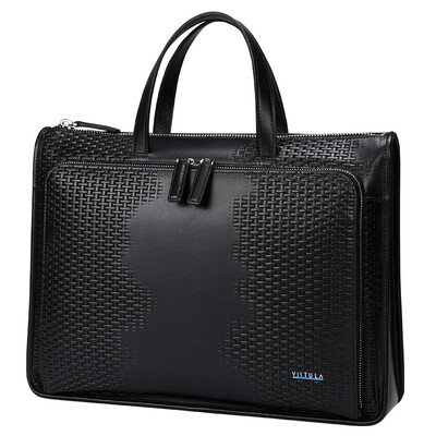 

VIAULA (VISTULA) мужской деловой портфель первый класс коровы кожа сечение деловая сумка 11075-1110 черный
