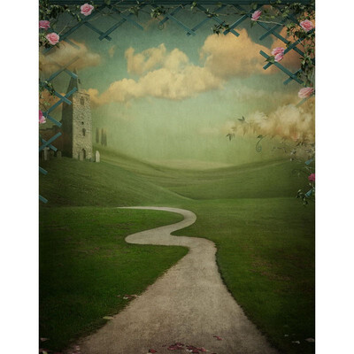 

Wild Path Photo Backdrop 57FT Vinyl Fabric Cloth Digital Printing Photo Background for Birthday s-2327