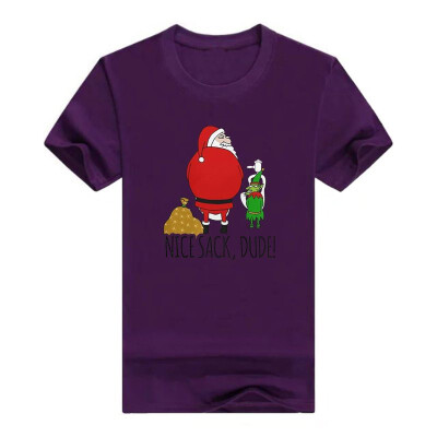 

Christmas Raglan Nice Sack Dude Holiday Sleeve Mens T-Shirt