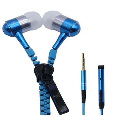 

MyMei New 3.5mm in-Ear Earphone Earbuds with Mic Zipper Universal Stereo Headphone