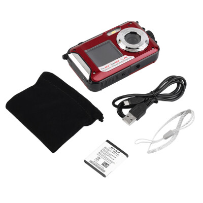 

Digital Camera Waterproof 24MP MAX 1080P Double Screen16x Zoom Camcorder