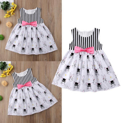 

Newborn Baby Girls Rabbit Bridesmaid Tutu Dress Party Princess Dresses 1-5T
