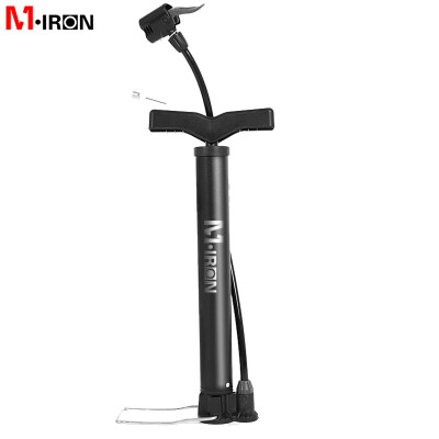 

Move iron pump bicycle motorcycle electric car basketball car large portable high-pressure multi-function pump riding equipment bicycle accessories black