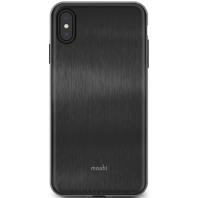 

Moshi Moss iPhone  Max Mobile Shell Apple Case 65 Inch All-inclusive Shell Shell Fashion Light Shadow Shell iGlaze Armor Black