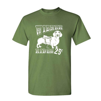 

WIENER RIDES - Mens Cotton T-Shirt