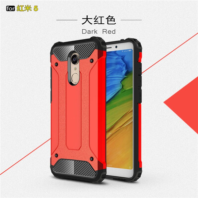 

Fivice Xiaomi Redmi 5 case Luxury Silicone Diamond Armor PC Hard Shell Phone Case