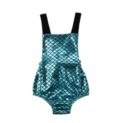 

Kids Baby Girls Little Mermaid Costume Bikini Swimwear Swimsuit Outfit One-Piece