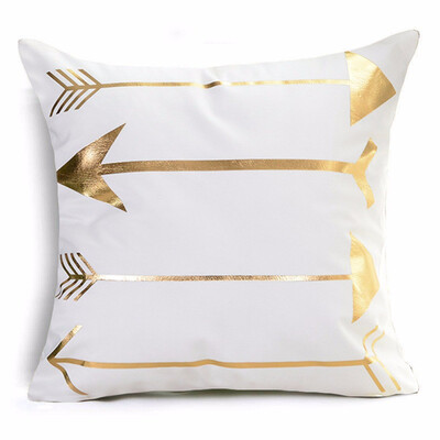 

KING&QUEEN Bronzing Cushion Cover LOVE Kiss Cotton Polyester Geometric Printed Lips Home Decorative Pillow Cover Pillowcase