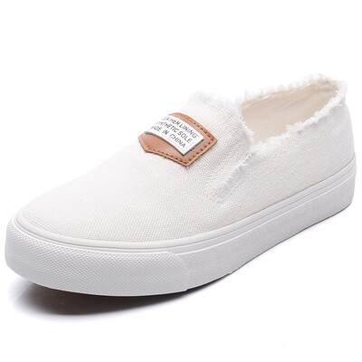 

Yidi (YIDI) women's shoes fashion casual wild canvas shoes low to help sets of Korean version of music shoes shoes students flat shoes Y6151 blue 37