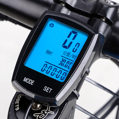 

INBIKE touch screen bike table tachometer mountain bike accessories cycling accessories equipment riding luminous black shell blue light wireless
