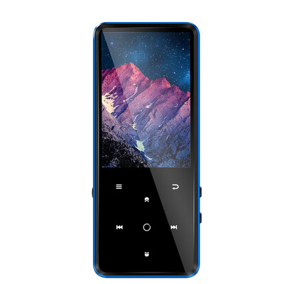 

Landscape SANSUI F1 mp3 music player 8G Bluetooth Walkman student FM radio ultra-thin big screen blue