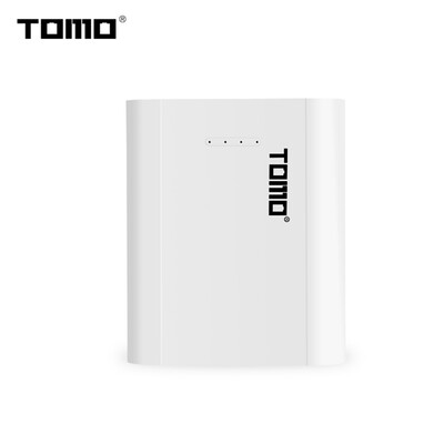 

TOMO P4 18650 Li-ion Battery Charger Micro USB Input Dual Output Smart Power Bank Portable Charger for Cellphones
