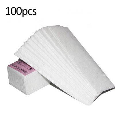 

100 PCS Hair Removal Nonwoven Remove Epilator Paper Depilatory Waxing Cosmetology Smooth Legs Body Hair-strips Wax Salon for Depil