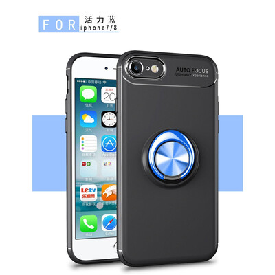 

Fivice iphone 7 case TPU metal ring shell magnetic bracket soft shell