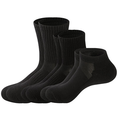 

LifeWheel Men Women Cotton Athletic Breathable Long Mid Calf Short Autumn Winter Warm Terry Socks
